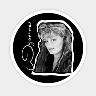 Wynonna Judd BW Magnet